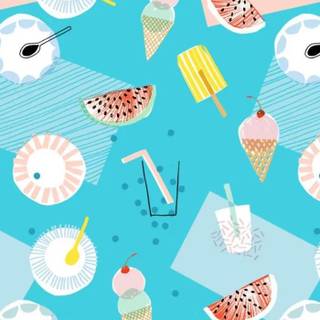 Pattern summer wallpaper
