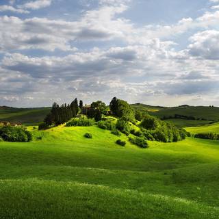 Spring panoramic wallpaper