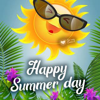 Nice summer morning wallpaper