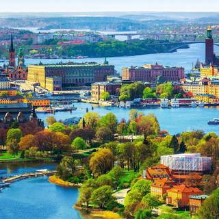 Spring panoramic wallpaper