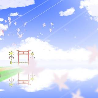Landscape spring anime wallpaper