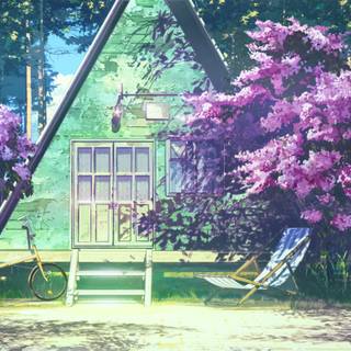 Landscape spring anime wallpaper