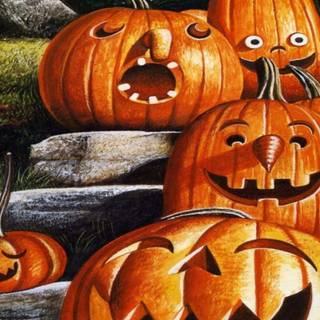 Cute Halloween pumkin wallpaper