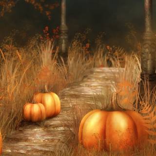 Cute Halloween pumkin wallpaper
