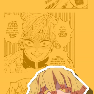 Funny Zenitsu wallpaper