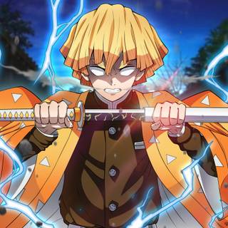 Funny Zenitsu wallpaper