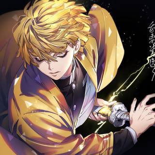 Funny Zenitsu wallpaper