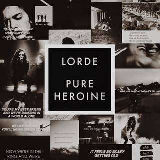 Lorde Pure Heroine wallpaper