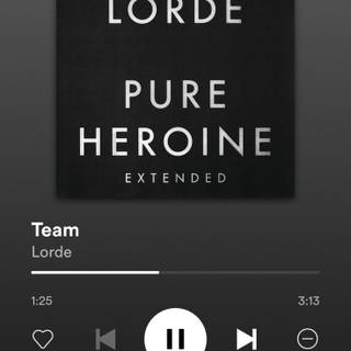 Lorde Pure Heroine wallpaper