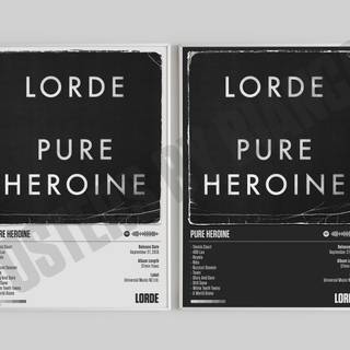 Lorde Pure Heroine wallpaper