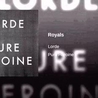 Lorde Pure Heroine wallpaper