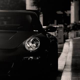Porsche 911 black wallpaper