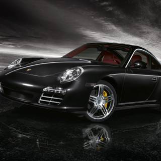 Porsche 911 black wallpaper