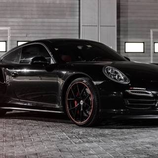 Porsche 911 black wallpaper