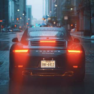 Porsche 911 black wallpaper