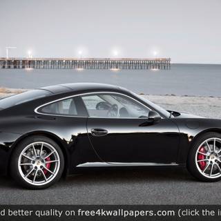 Porsche 911 black wallpaper