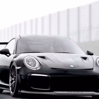 Porsche 911 black wallpaper