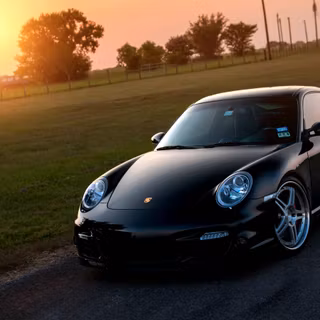 Porsche 911 black wallpaper