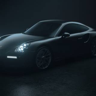 Porsche 911 black wallpaper