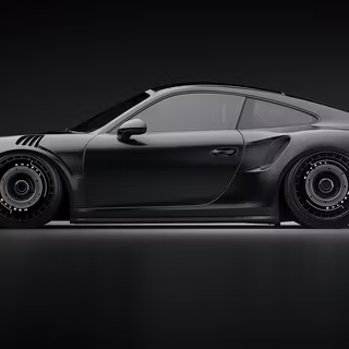 Porsche 911 black wallpaper
