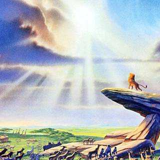 Lion King Pride Rock wallpaper