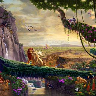 Lion King Pride Rock wallpaper