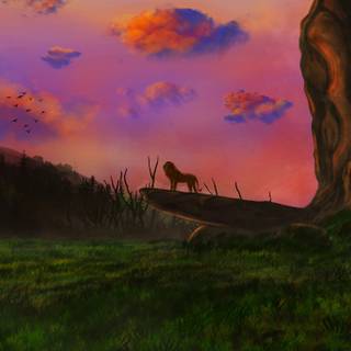 Lion King Pride Rock wallpaper