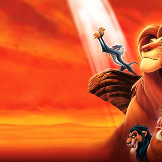 Lion King Pride Rock wallpaper