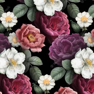 Flower aesthetic HD wallpaper