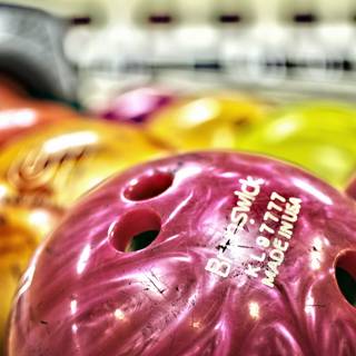Bowling balls wallpaper