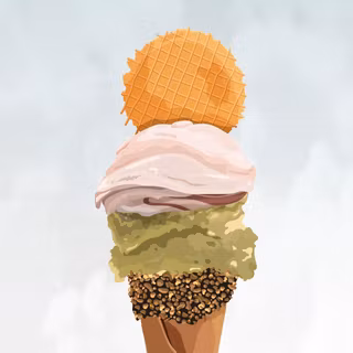 Summer ice pop wallpaper