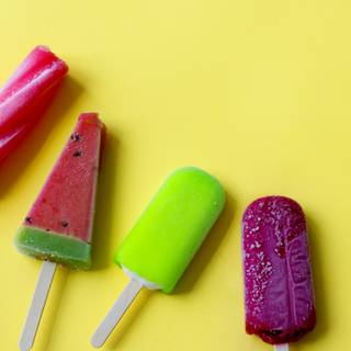 Summer ice pop wallpaper