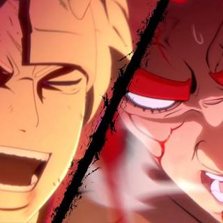 Madara vs Gai anime wallpaper