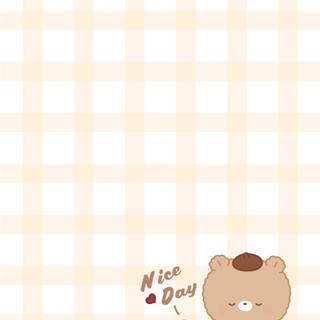 Cute Korean bear wallpaper