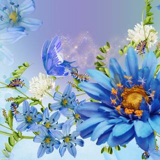 Summer and flowers wallpaper