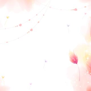 Light red spring wallpaper