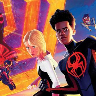 1920x1080 Spider-Man Across The Spider-Verse 2023 movie HD