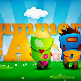 Camp summer wallpaper