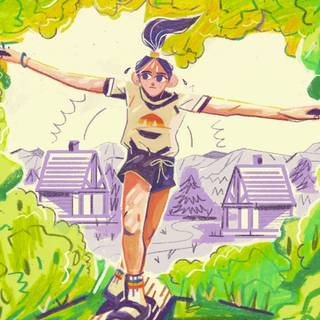 Camp summer wallpaper