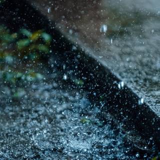 Autumn rain vertical wallpaper