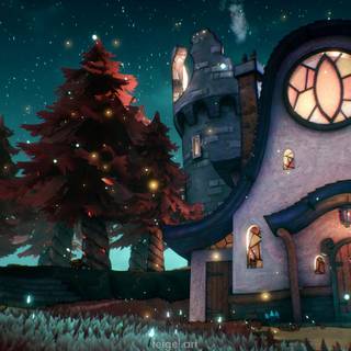 The Owl House Christmas wallpaper