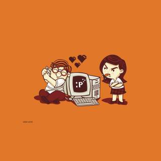 Computer lover 4k wallpaper
