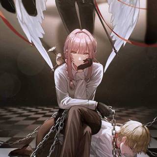 Chainsaw Man iPhone 4k wallpaper