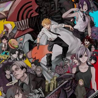 Chainsaw Man iPhone 4k wallpaper