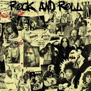 Rock collage wallpaper