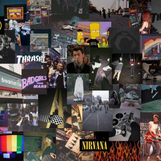 Rock collage wallpaper