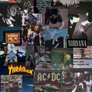 Rock collage wallpaper