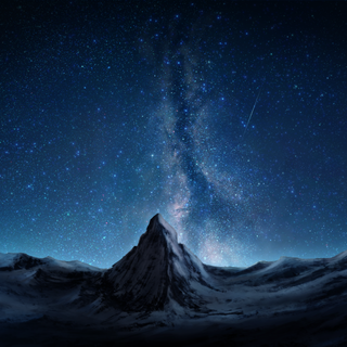 Beautiful night sky 4k wallpaper