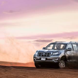 Desert cars 4k wallpaper