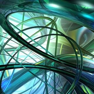 Abstract green 4k wallpaper